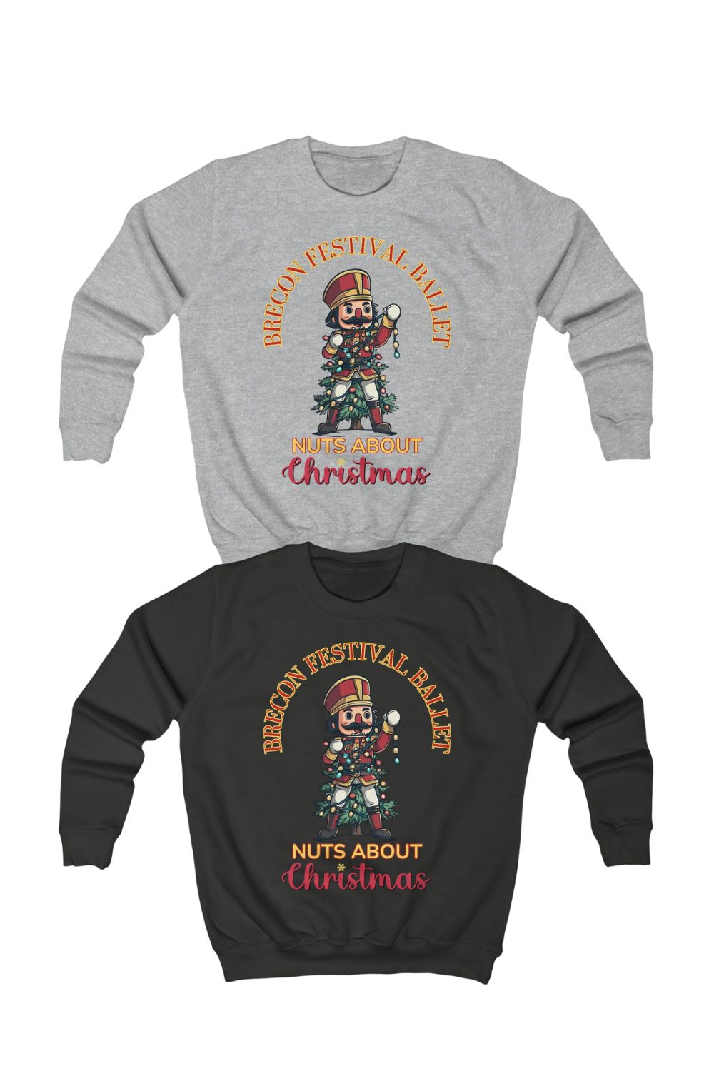 Nuts About Christmas Kids Sweatshirt – Brecon Festival Ballet