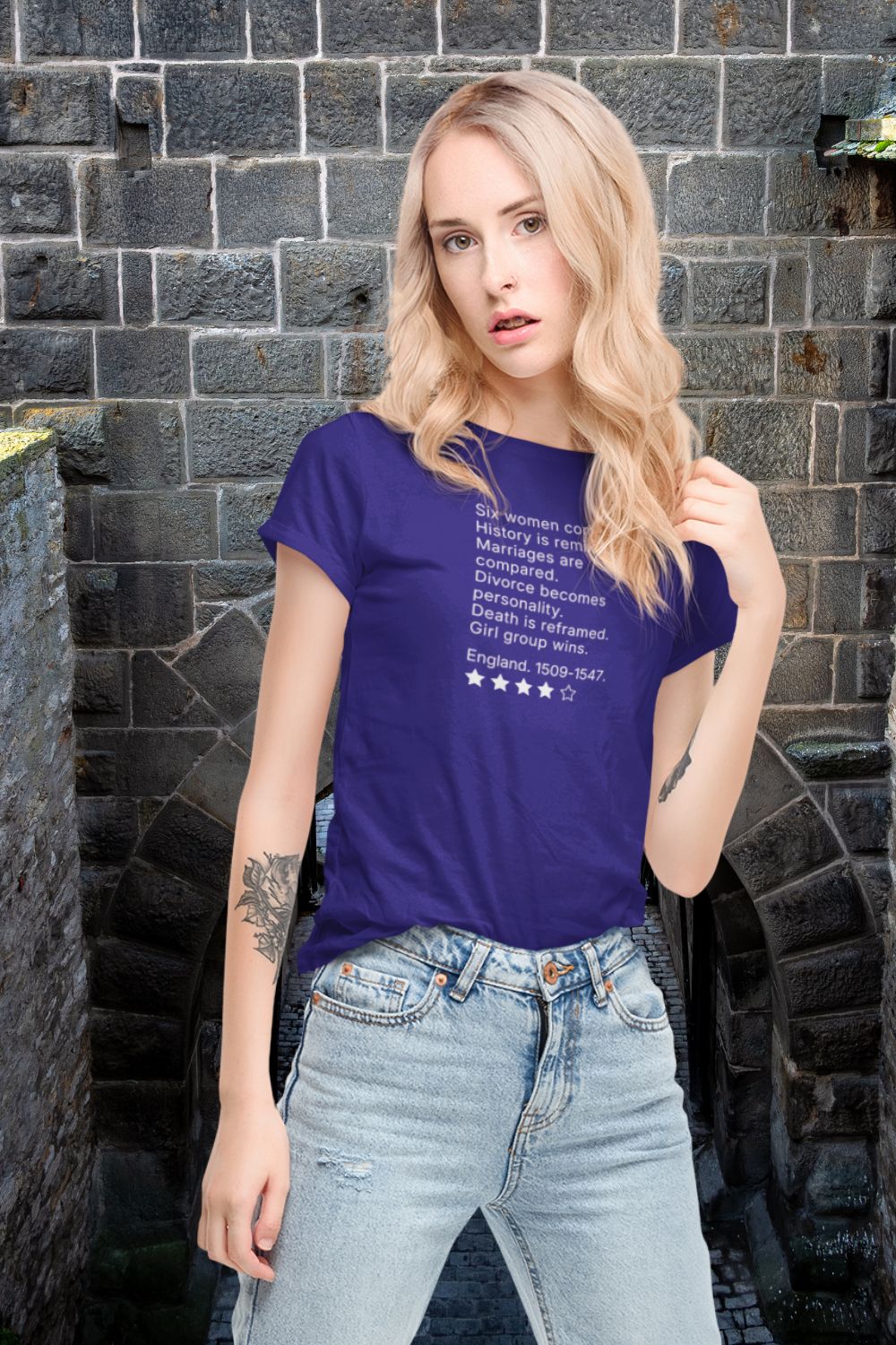 Women’s musical theatre review t-shirt | slim fit lightweight cotton