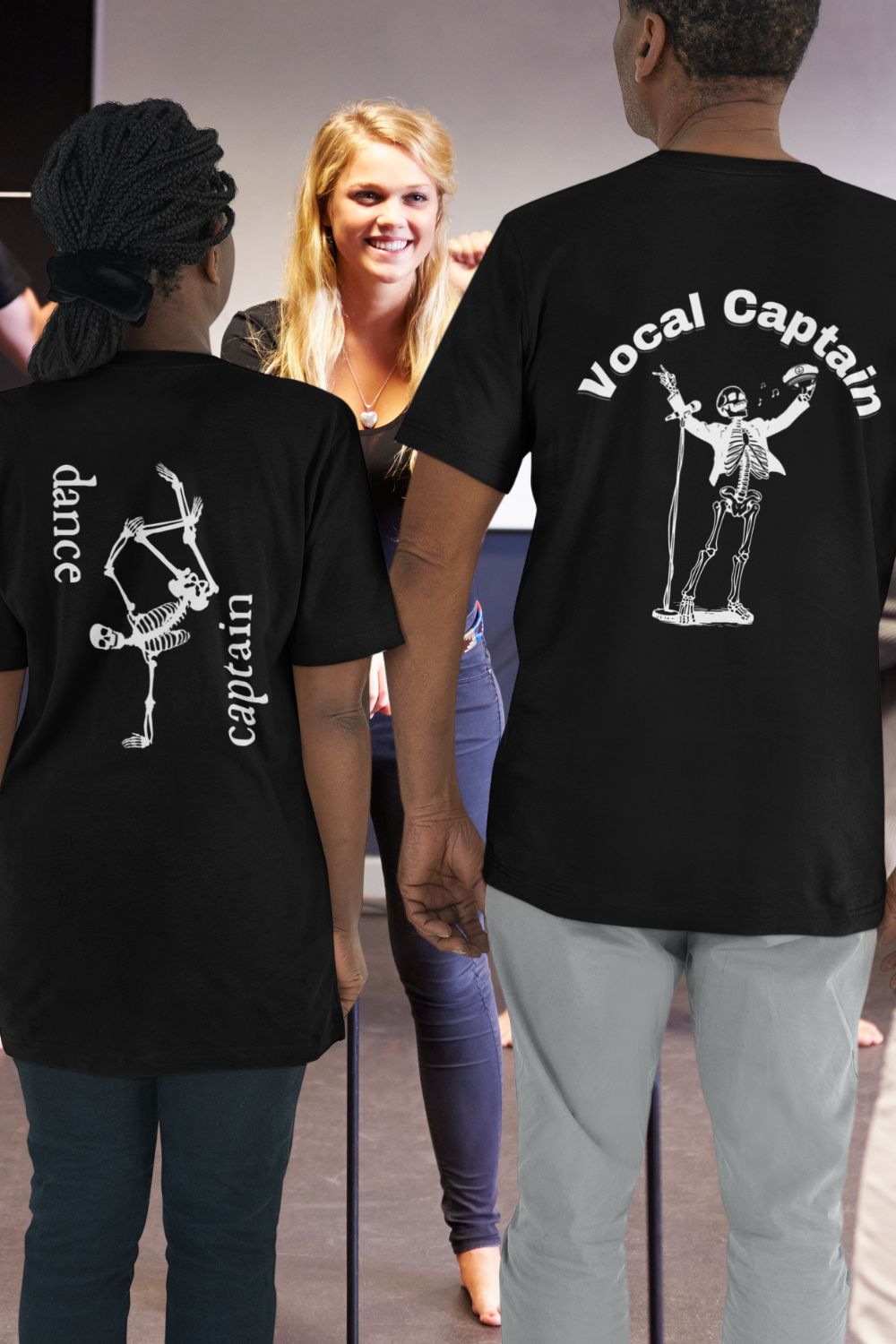 Men's Dance Captain T-Shirt – Skeleton Dance Move Graphic