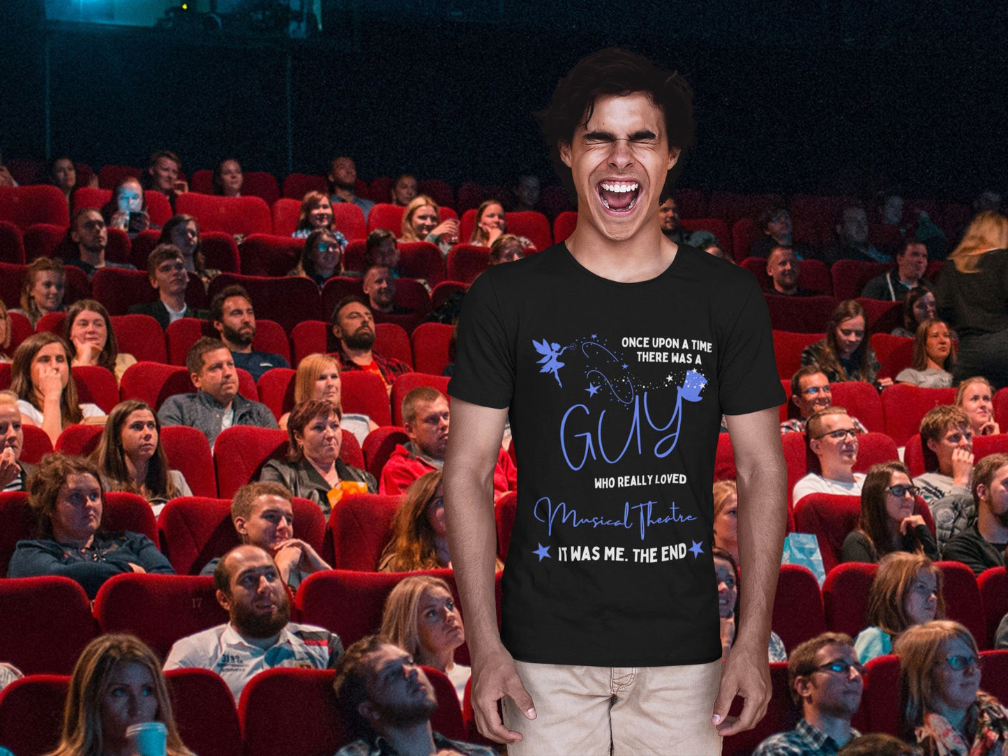Once Upon a Time Musical Theatre Lover's T-shirt for Guys – Perfect for Theatre Enthusiasts