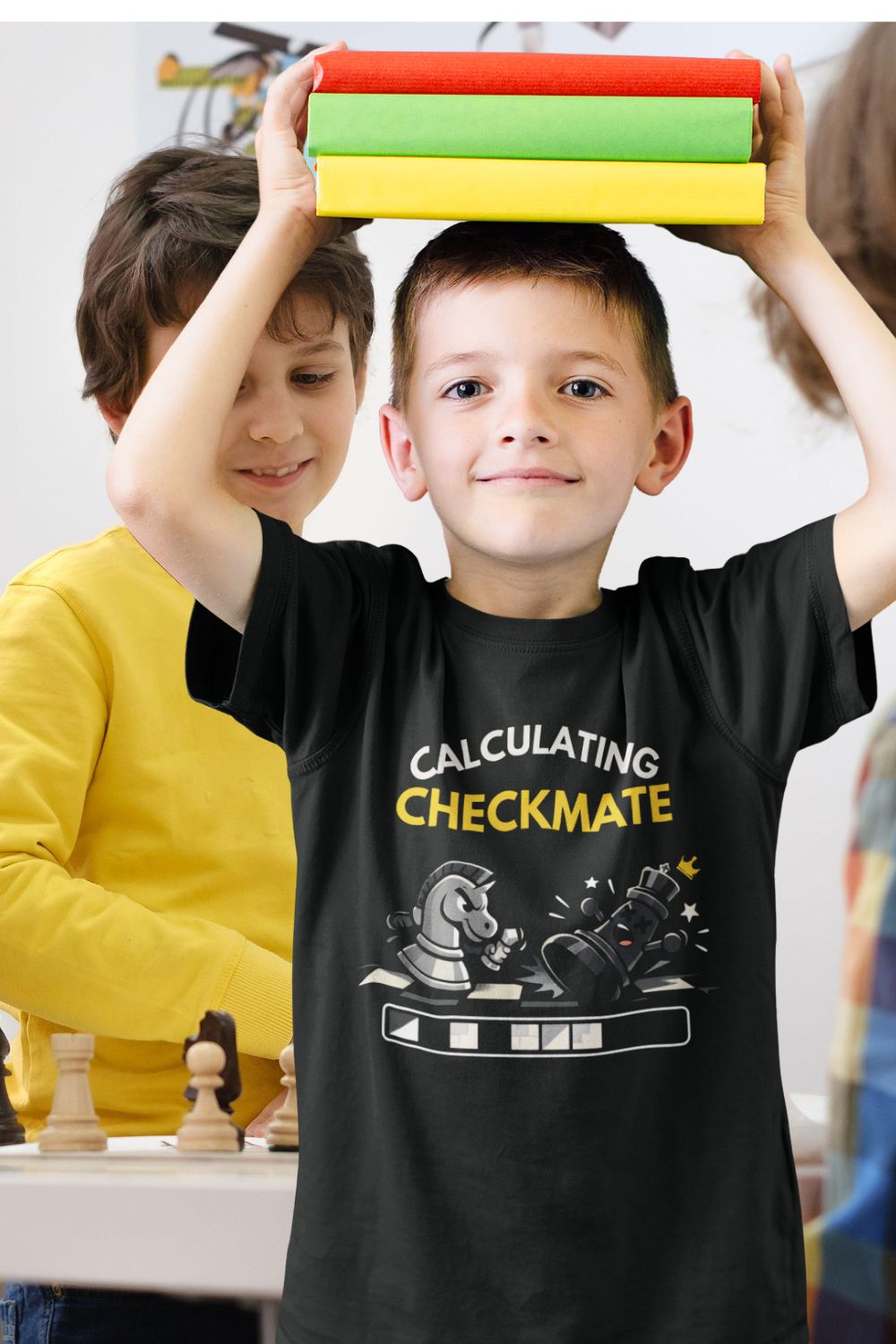 Calculating Checkmate Kids Chess T-Shirt – STEM & Chess Club Gift for Clever Kids