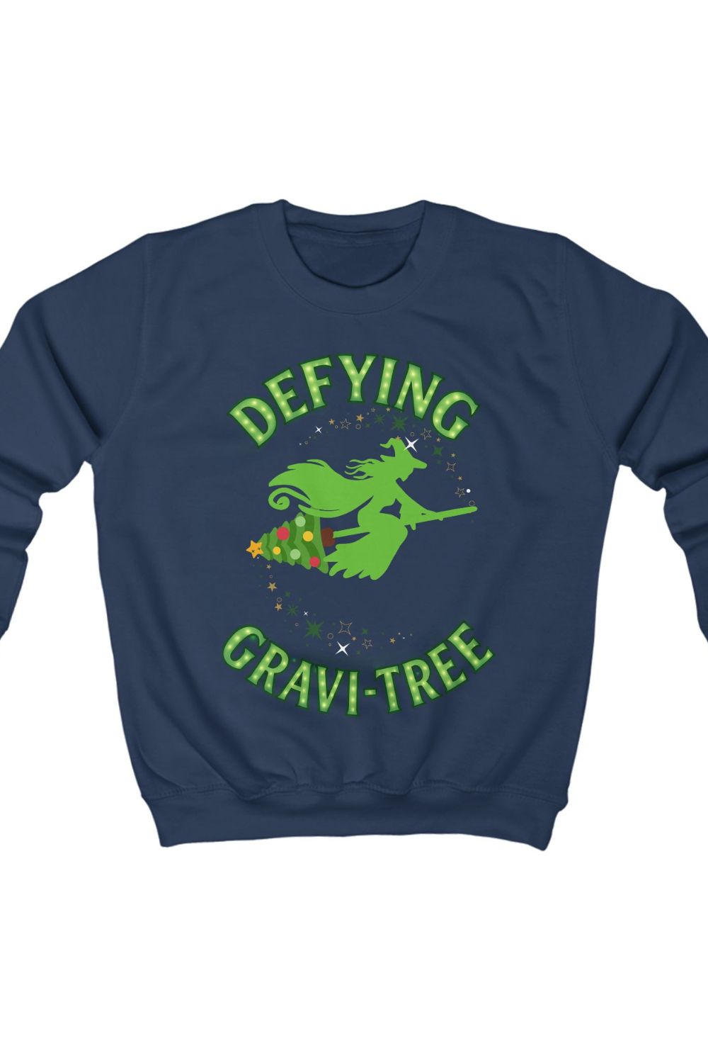 Defying Gravi-Tree Kids Christmas Sweatshirt – The Ultimate Festive Jumper for Theatre Kids