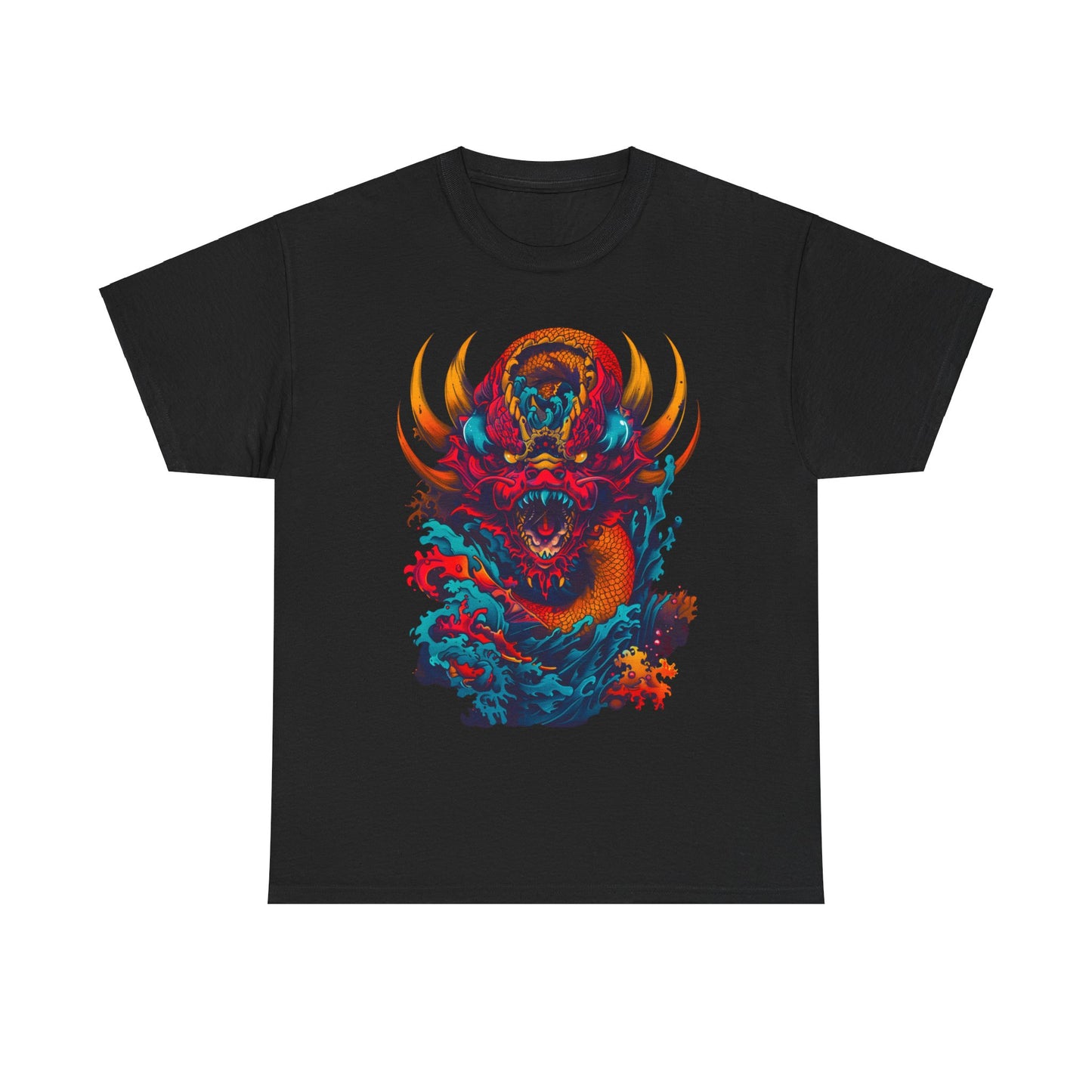 Unleash Your Inner Dragon: Fantasy & D&D-Inspired Men’s Unisex Heavy Cotton T-shirt!