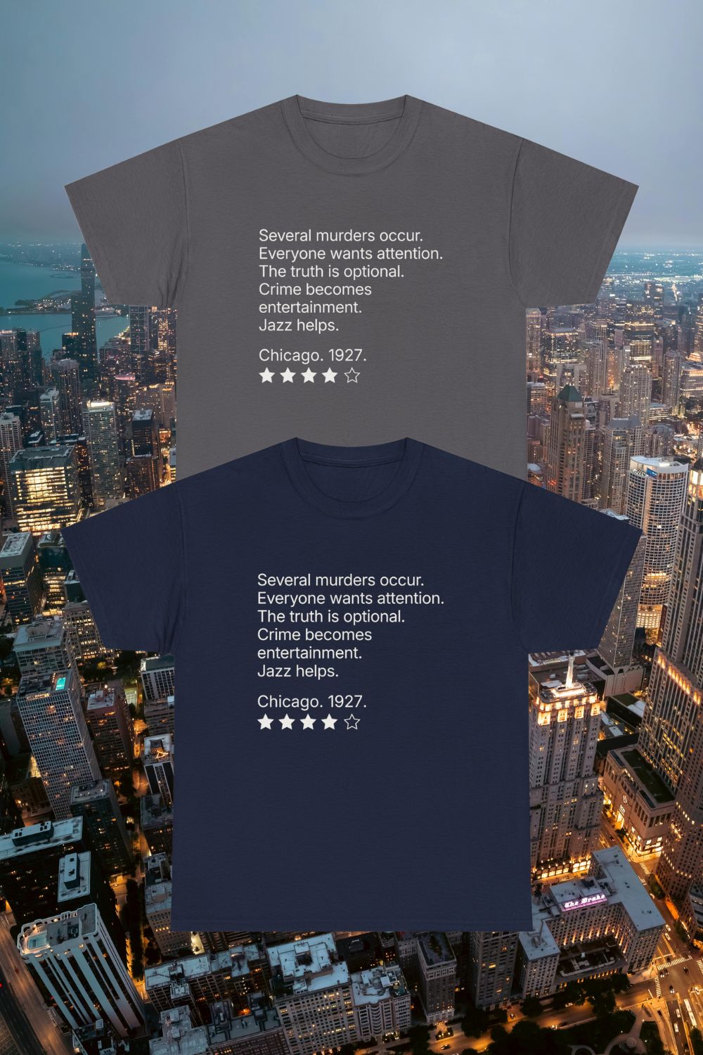 Men’s musical theatre review t-shirt | heavy cotton unisex fit
