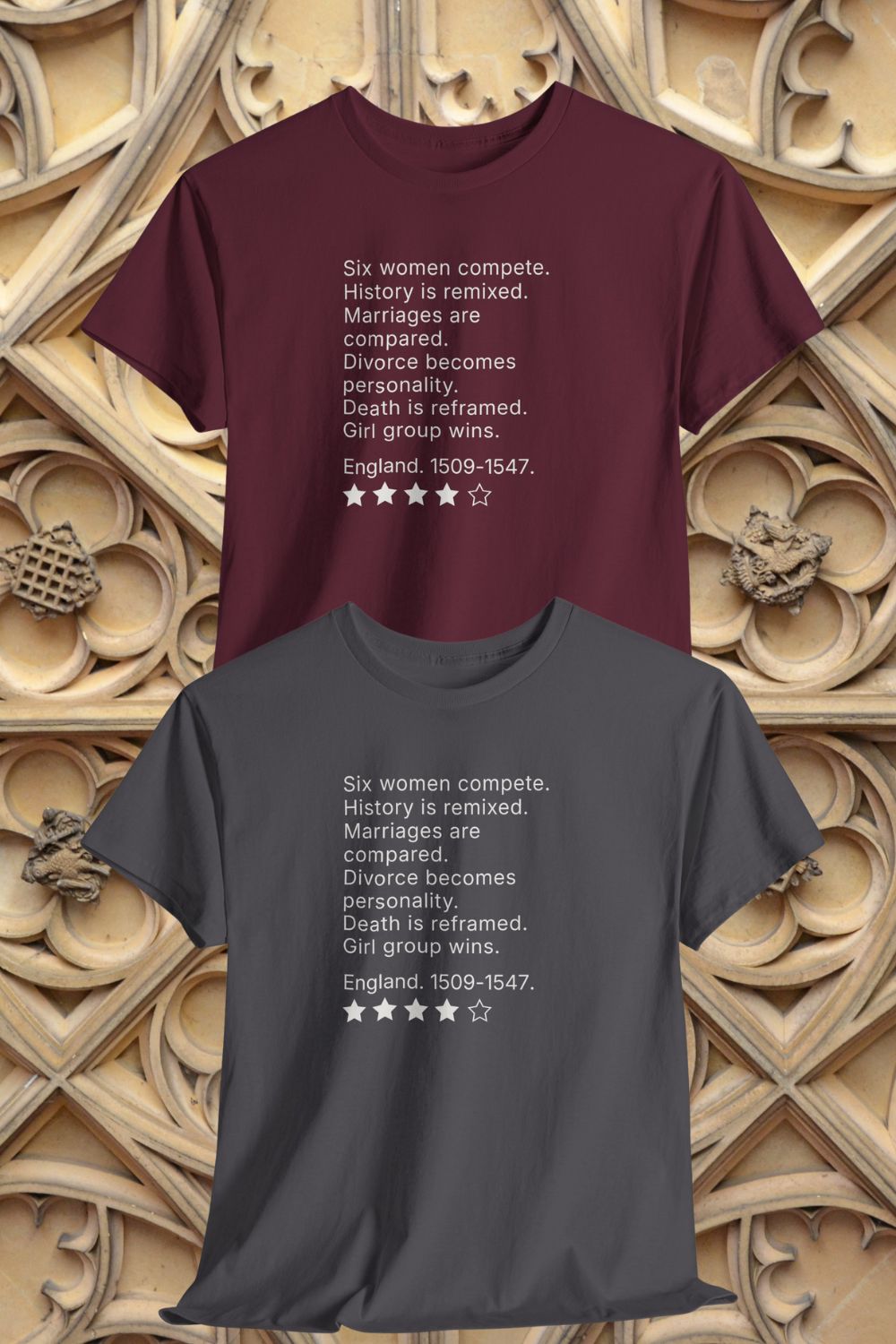 Men’s musical theatre review t-shirt | heavy cotton unisex fit