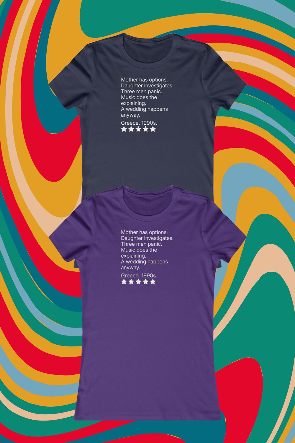 Women’s musical theatre review t-shirt | slim fit lightweight cotton