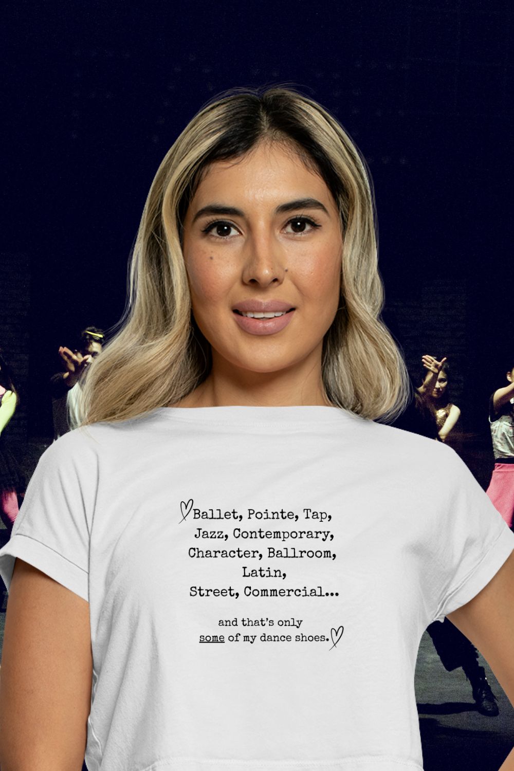 Women’s Organic Boxy Dance T-Shirt – Some of My Dance Shoes