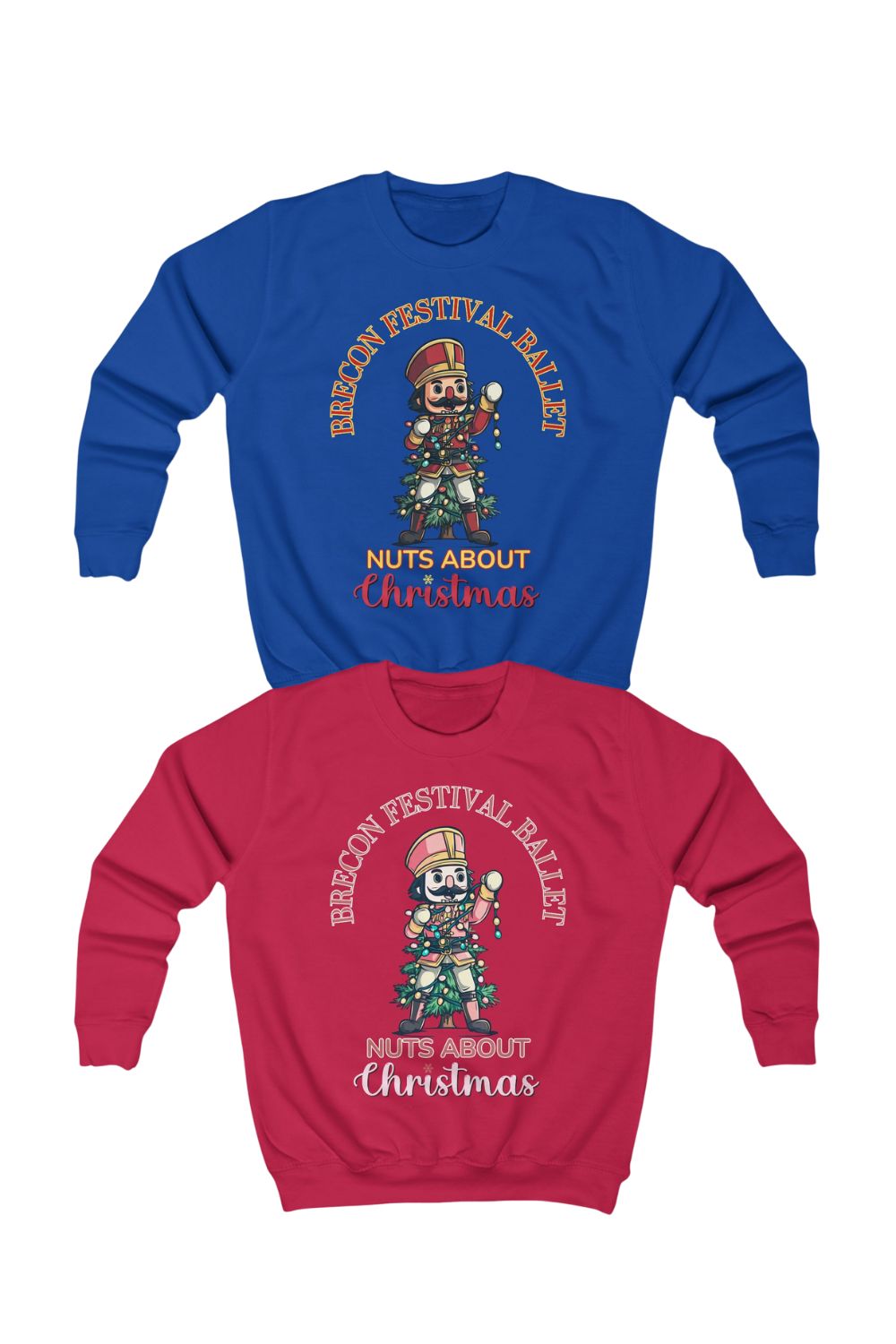 Nuts About Christmas Kids Sweatshirt – Brecon Festival Ballet