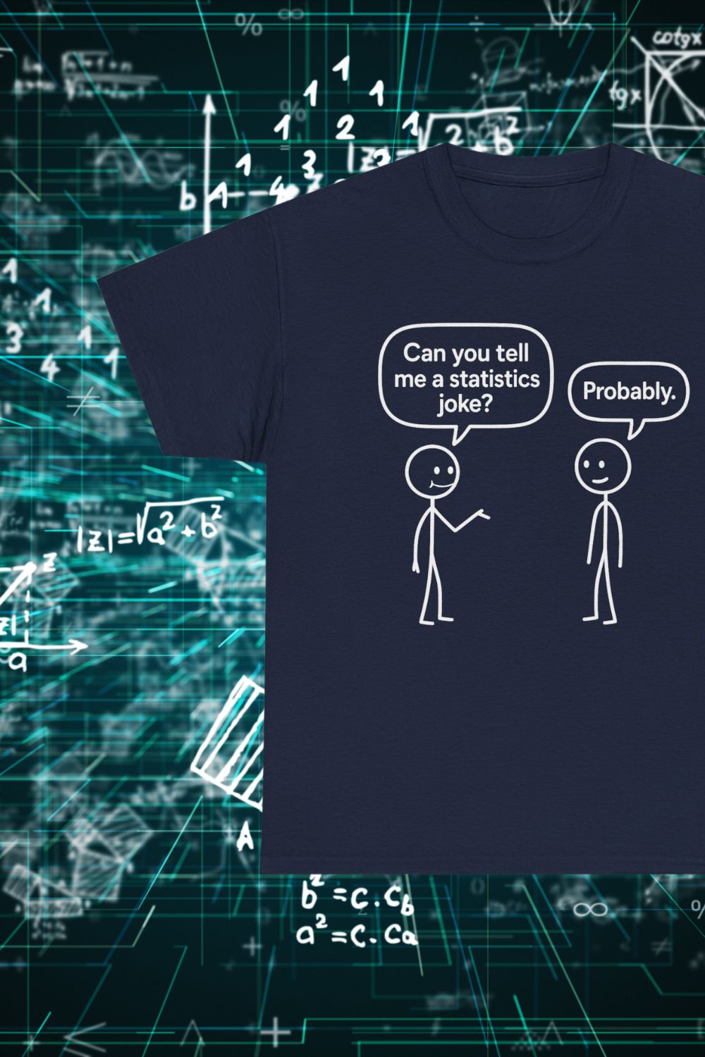 "Can You Tell Me a Statistics Joke? Probably." – Funny Maths T-Shirt for Statisticians & Nerds