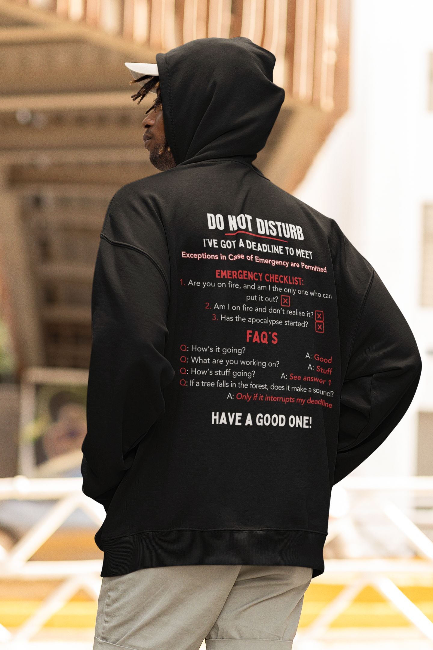 DO NOT DISTURB: The Ultimate Hoodie for Engineers on a Deadline