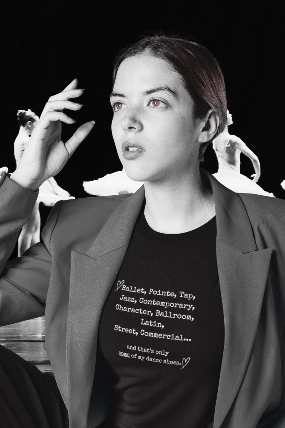 Women’s Organic Boxy Dance T-Shirt – Some of My Dance Shoes
