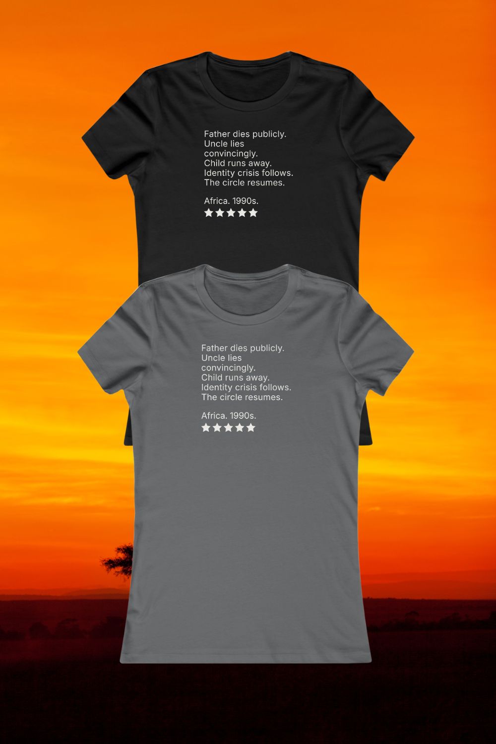 Women’s musical theatre review t-shirt | slim fit lightweight cotton