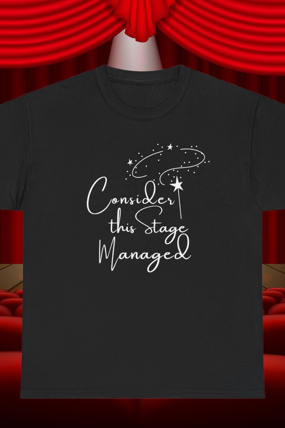 Men’s Theatre T-Shirt – "Consider This Stage Managed" (Unisex Fit)