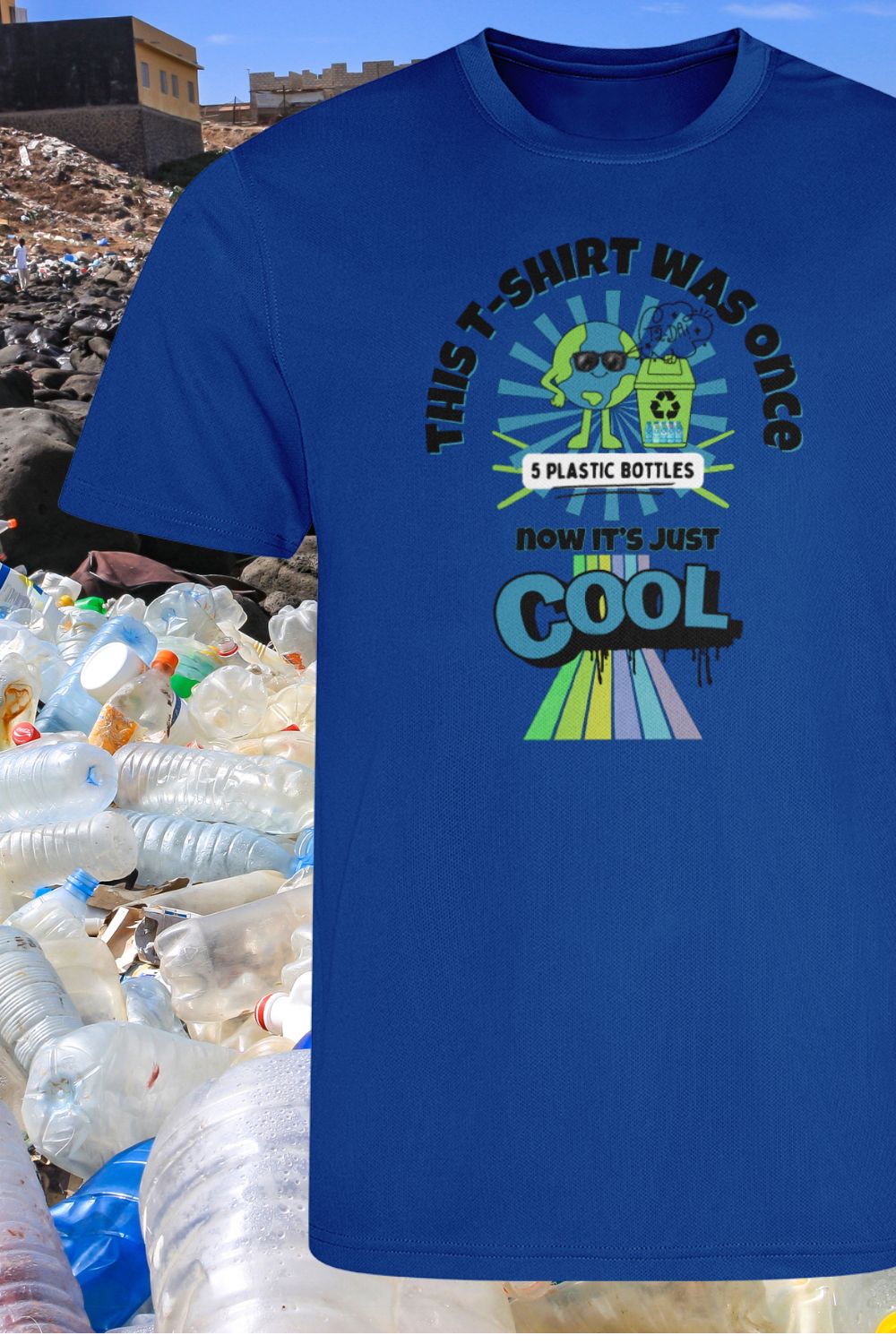 Kids’ STEM Eco Hero T-Shirt – Made from 5 x 550ml Bottles | Recycled, Quick-Dry, Planet-Positive Sports T-Shirt