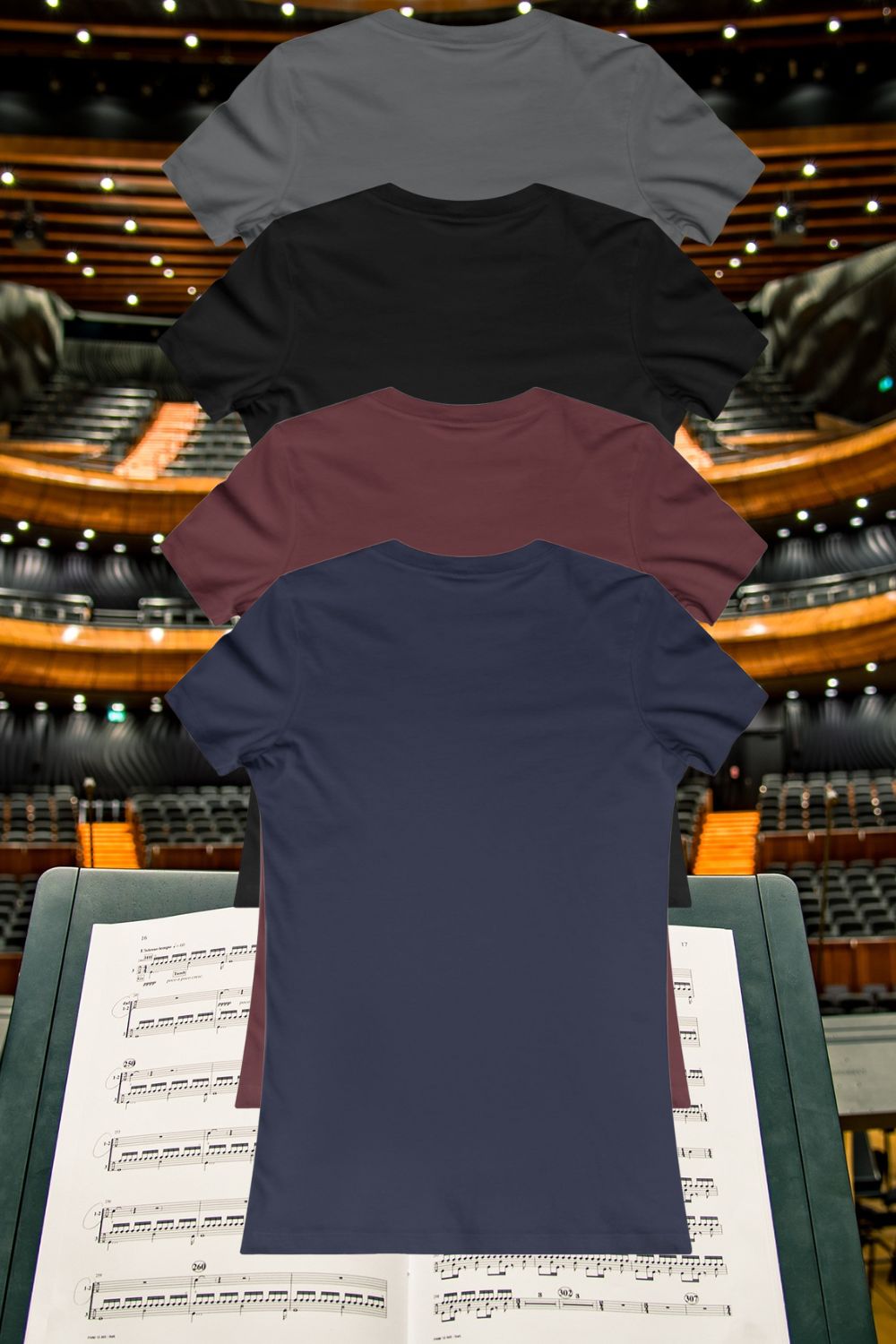 Conductor. In Charge. – Women’s Fitted Choir & Music T-Shirt