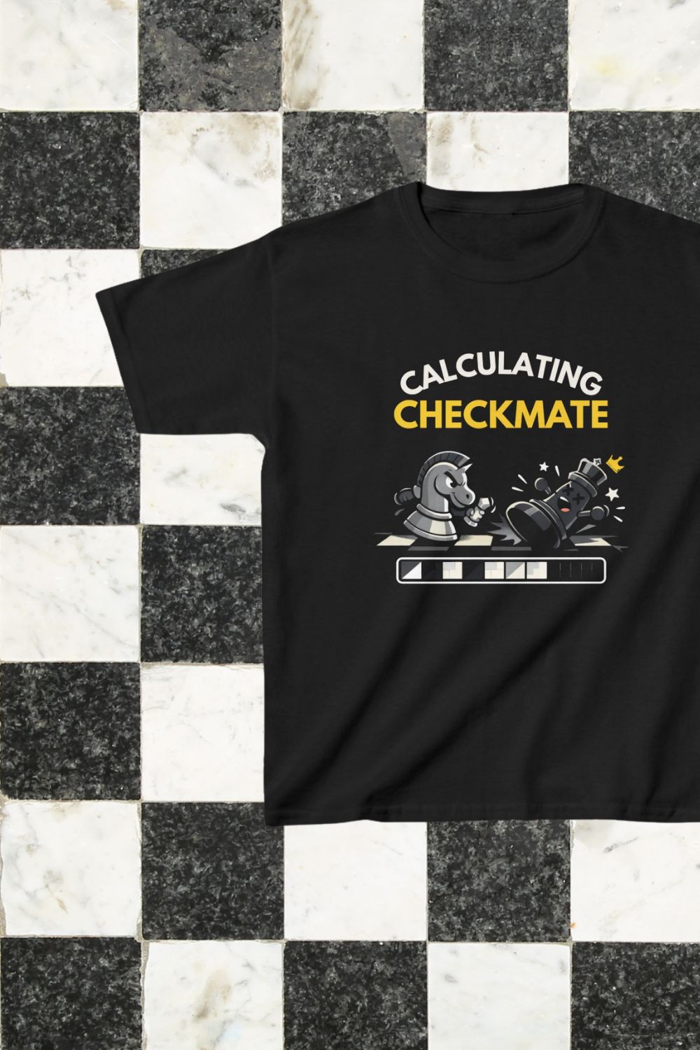 Calculating Checkmate Kids Chess T-Shirt – STEM & Chess Club Gift for Clever Kids