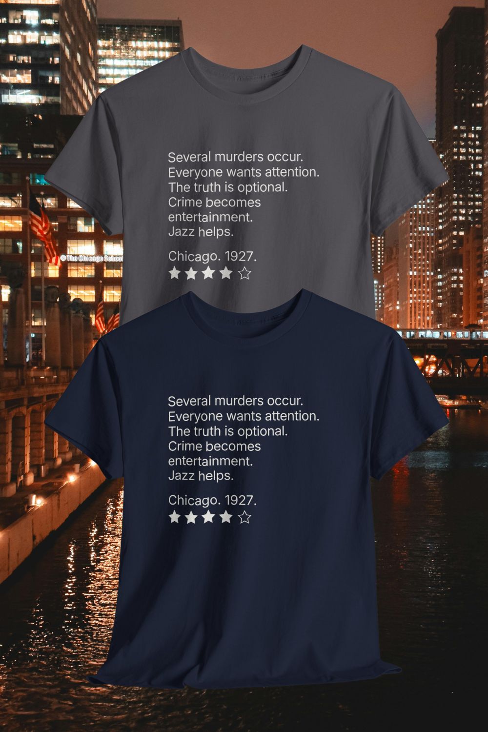 Men’s musical theatre review t-shirt | heavy cotton unisex fit