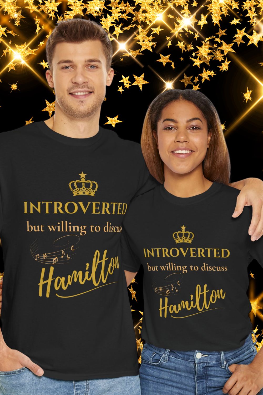 Men’s “Introverted But Willing to Discuss Hamilton” T-Shirt – Theatre Collection | Unisex Fit