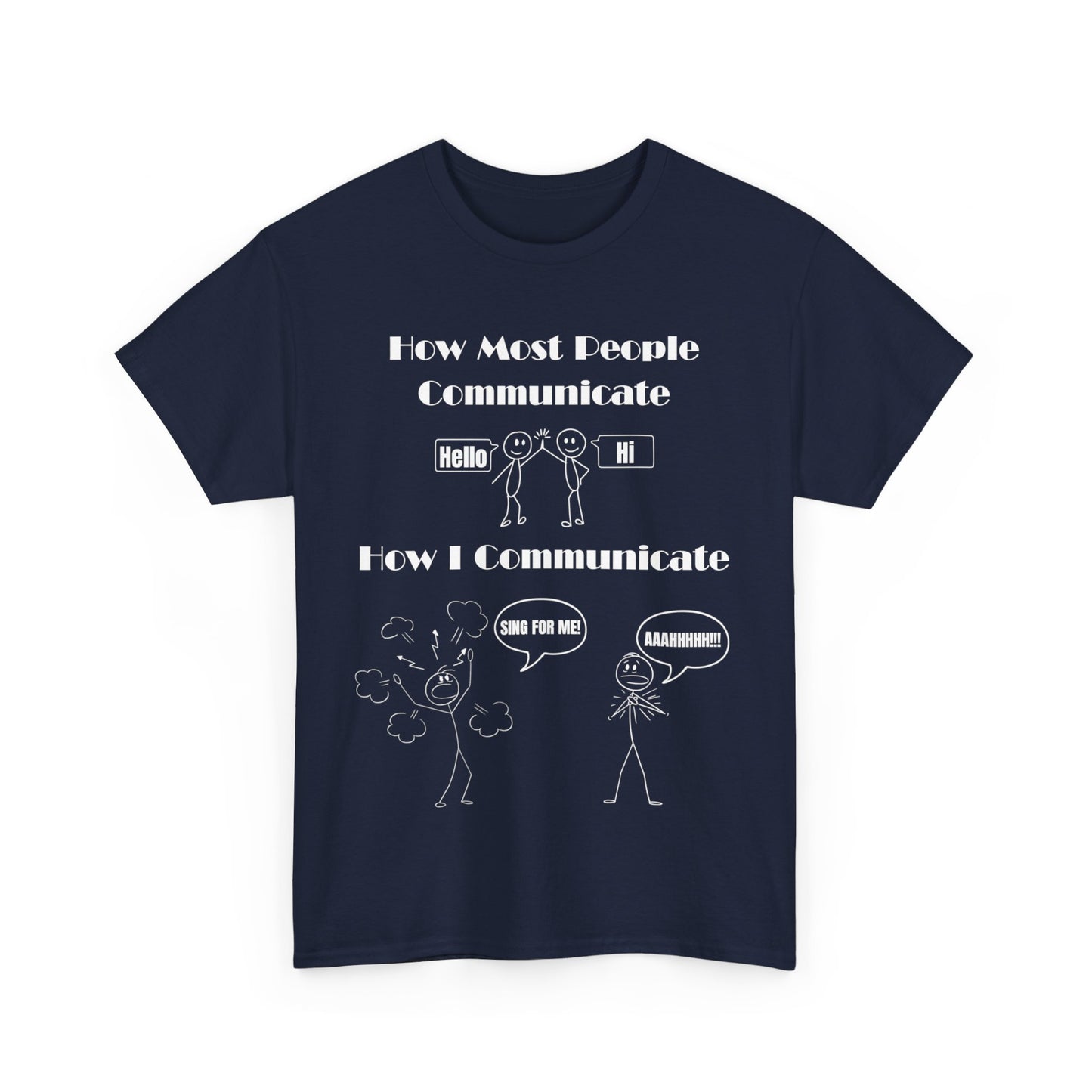 Men's T-Shirt "Sing for Me" – Musical Theatre Unisex Design for Theatre Lovers