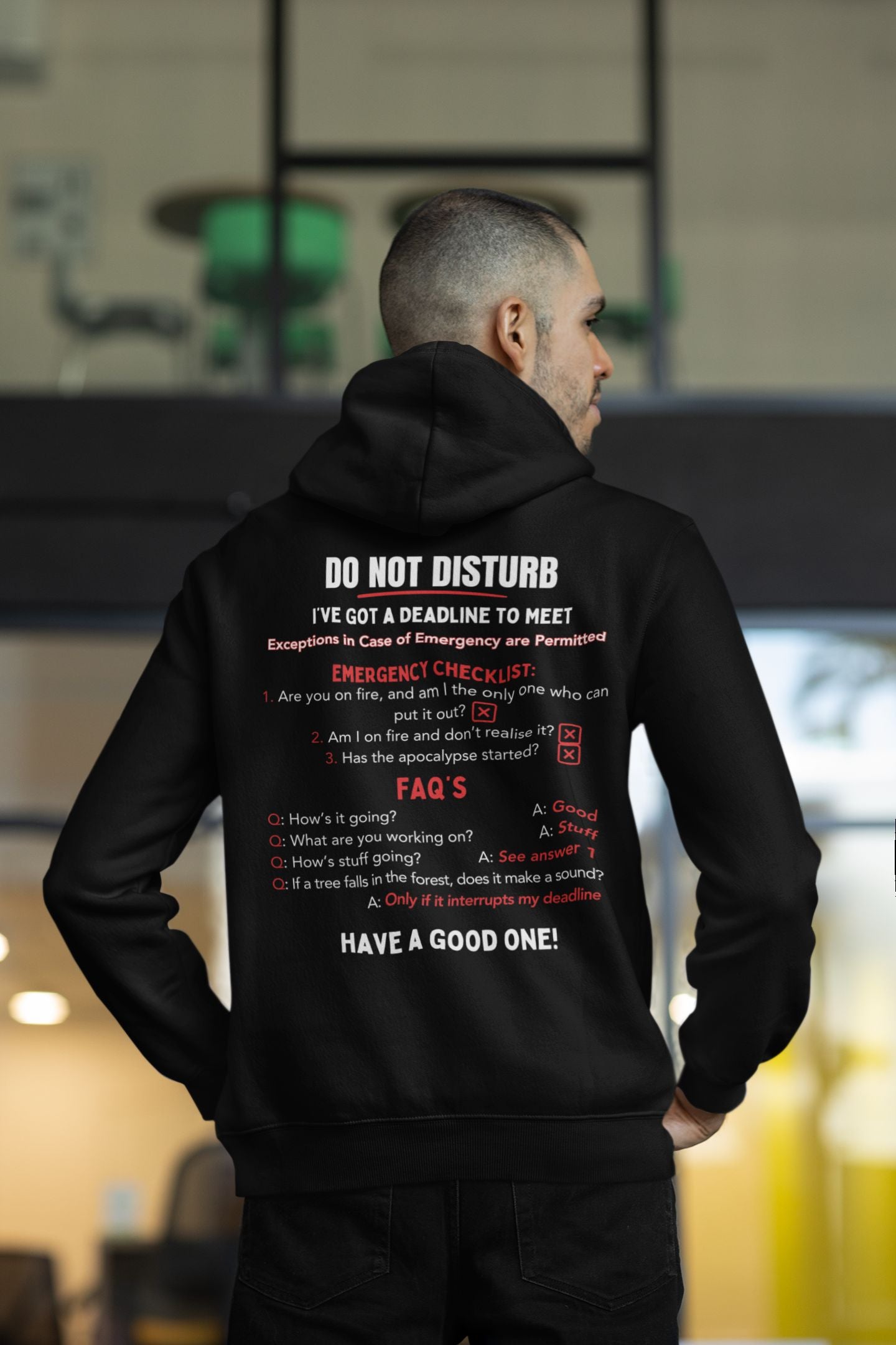 DO NOT DISTURB: The Ultimate Hoodie for Engineers on a Deadline