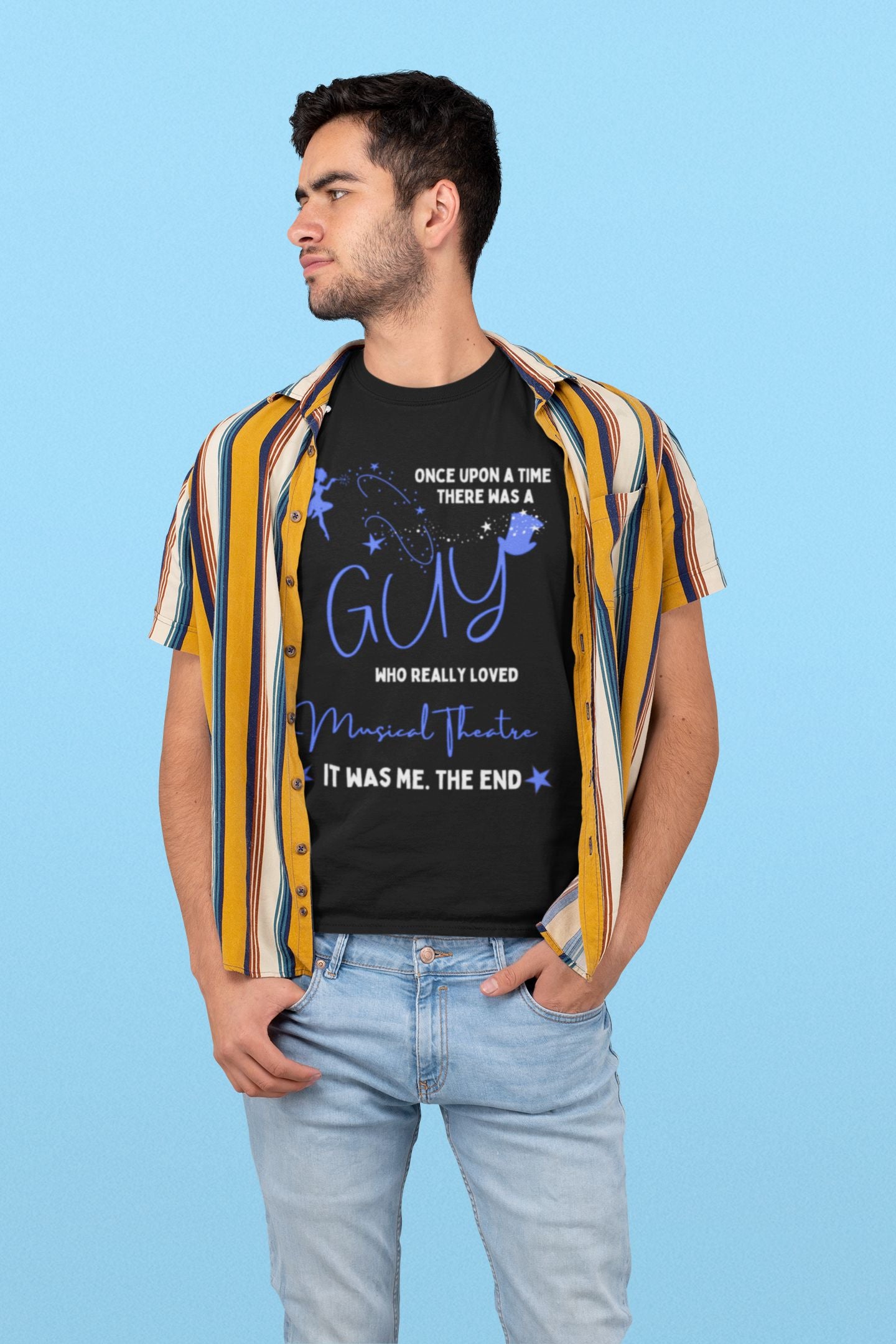 Once Upon a Time Musical Theatre Lover's T-shirt for Guys – Perfect for Theatre Enthusiasts
