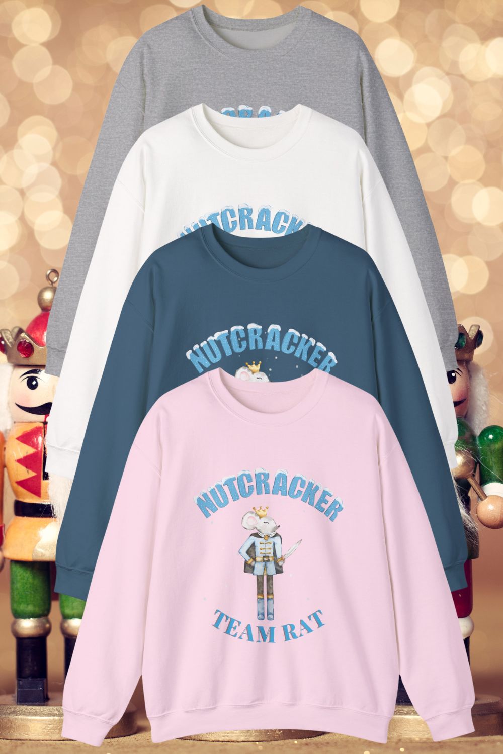 Team Rat Christmas Sweatshirt – Nutcracker Ballet Jumper for Dancers & Fans