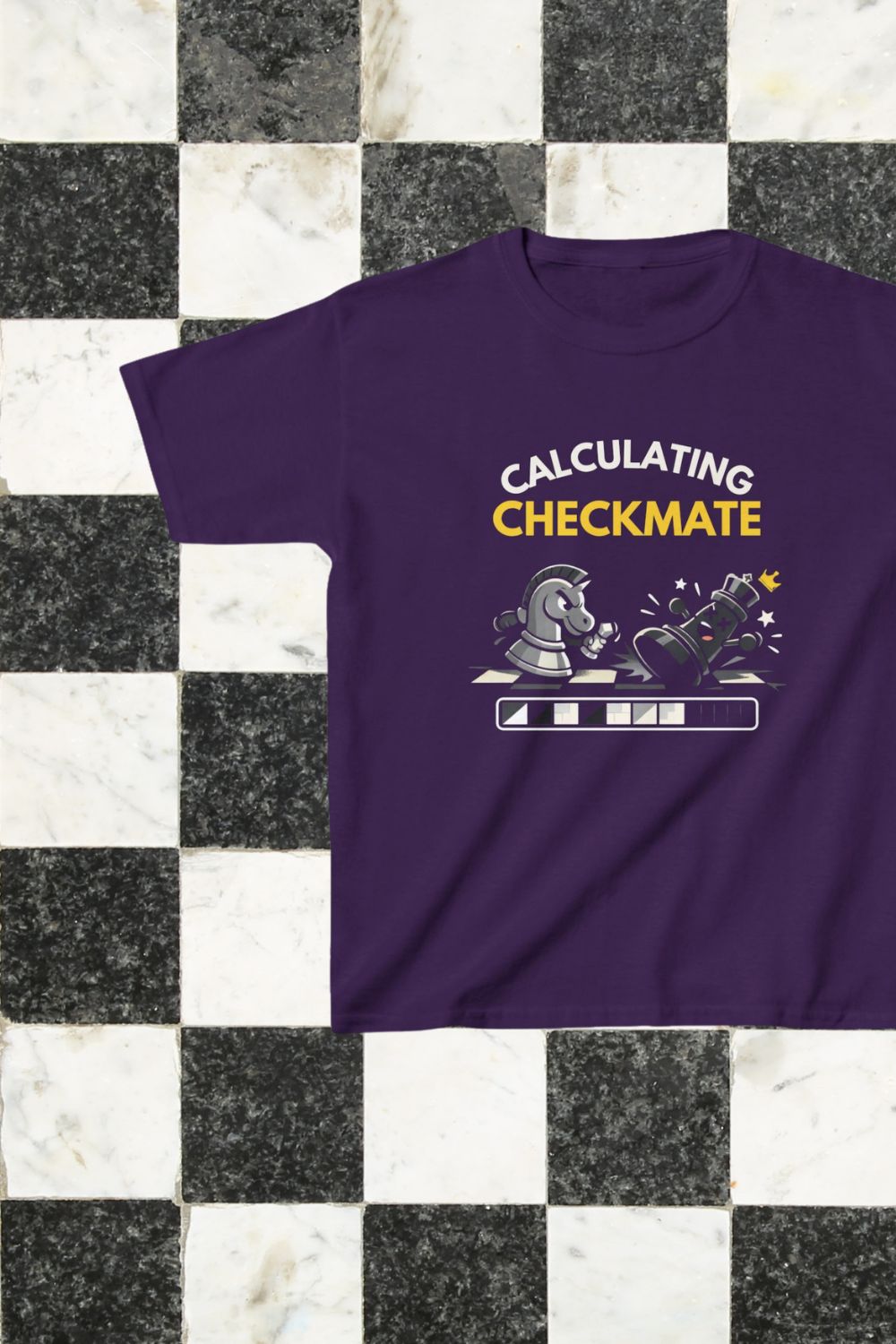 Calculating Checkmate Kids Chess T-Shirt – STEM & Chess Club Gift for Clever Kids