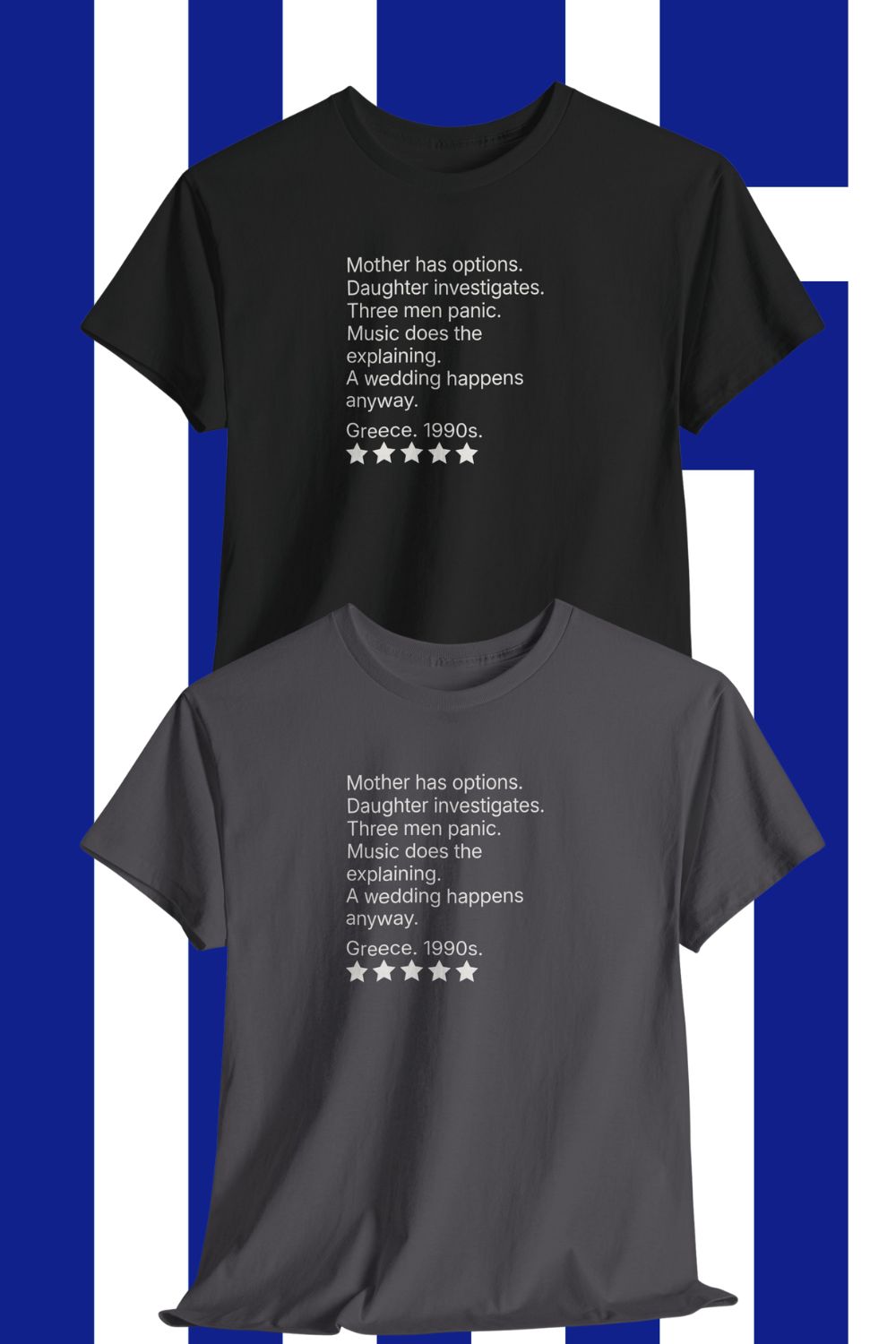 Men’s musical theatre review t-shirt | heavy cotton unisex fit