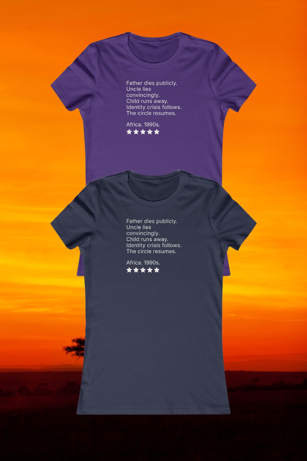 Women’s musical theatre review t-shirt | slim fit lightweight cotton