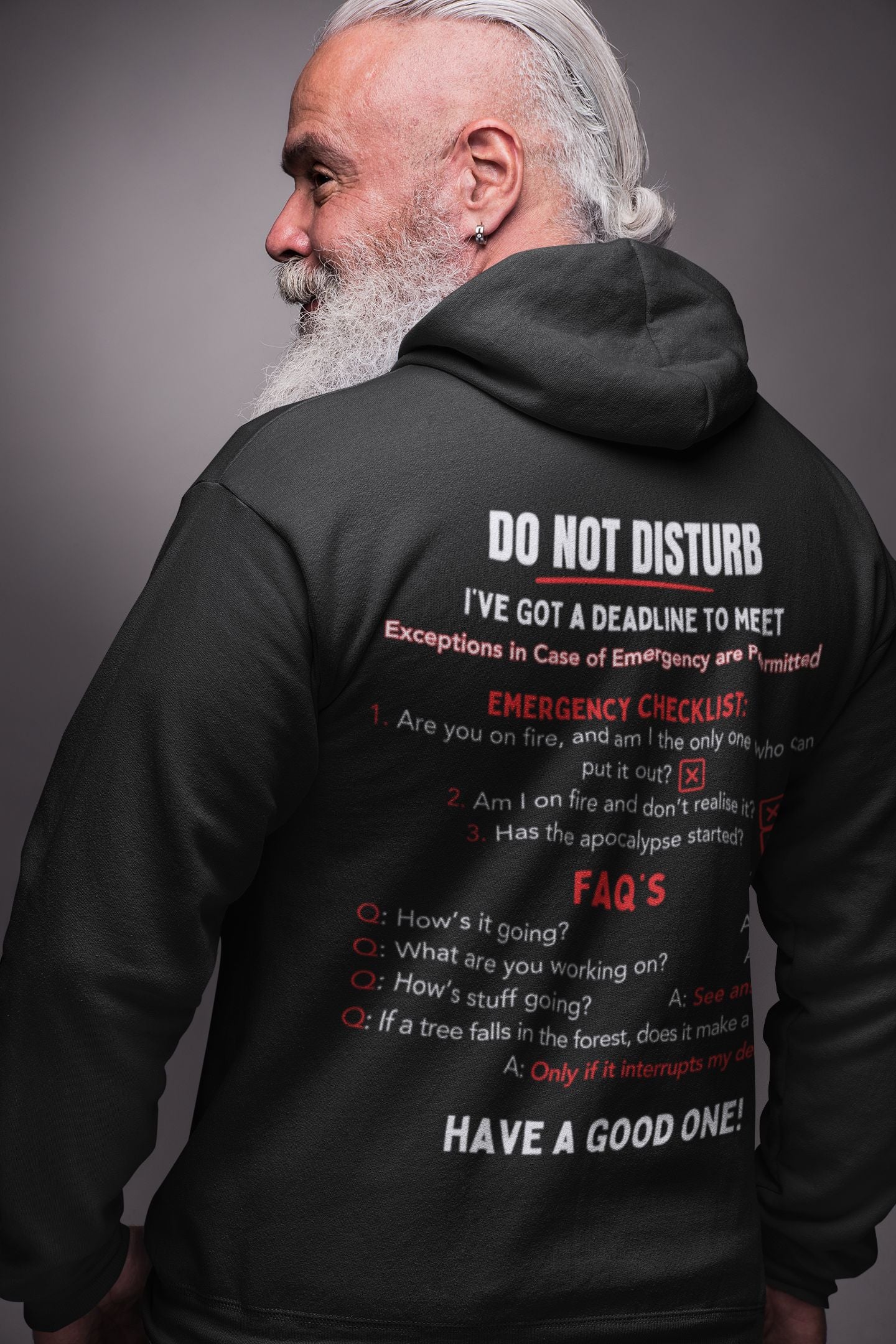 DO NOT DISTURB: The Ultimate Hoodie for Engineers on a Deadline